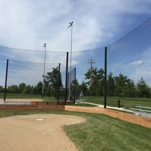 Heavy-Duty Polyethylene Baseball Barrier Net for Field Protection