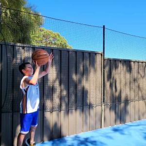 Durable PE Knotted Basketball Court Fence Netting for Protection