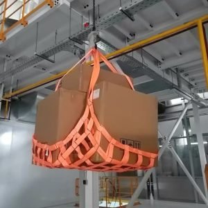 High-Tensile Cargo Lifting Net Straps for Heavy-Duty Hoisting Safety