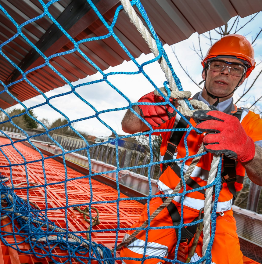 High Altitude Work Safety Netting 2