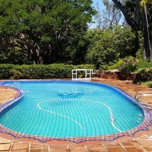 HDPE Knotted 4.5cm Mesh szie Inground Swimming Pool Cover Safety Net