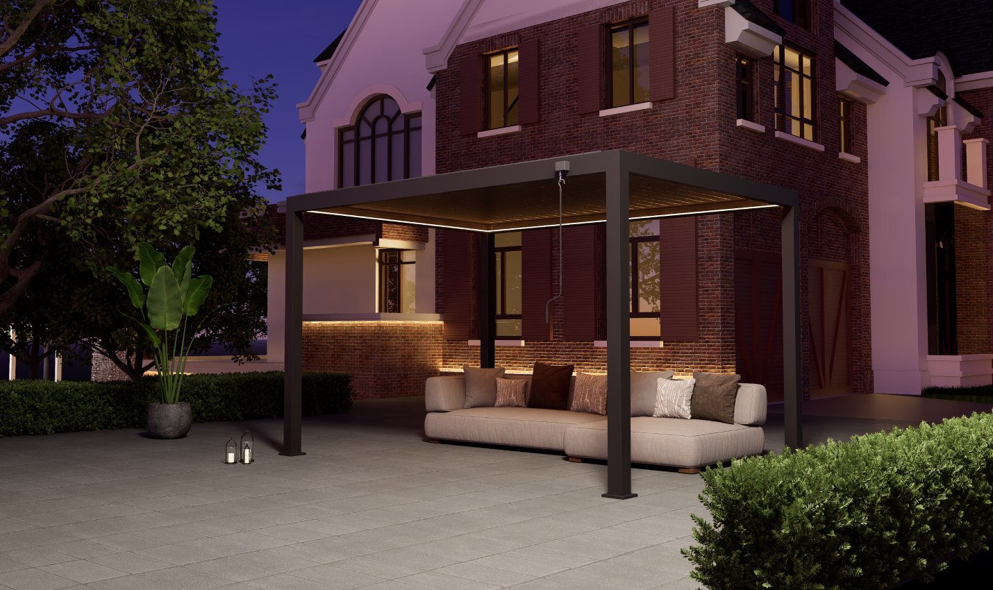 120B-4 Aluminum Pergola 05