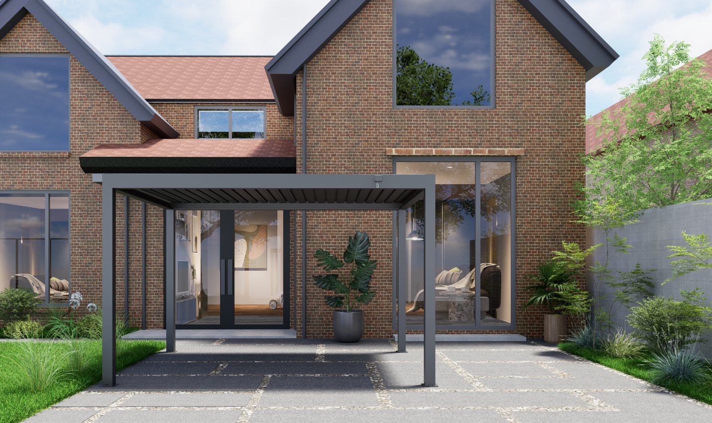 120B-G Alumimum Pergolas