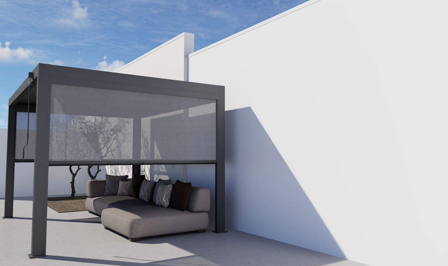 3x3 100A-4T With Zip Screen