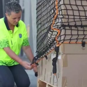 Wide Pallet Cargo Safety Net for Load Stabilization and Anti-Fall Protection