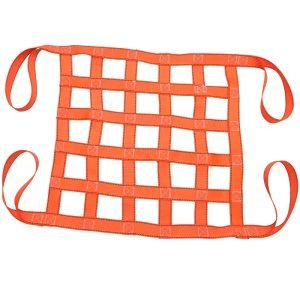 1m to 4m Polyester Flat Lifting Net with 300KG to 2000KGS Load Capacity Cargo Hoisting and Dock Use