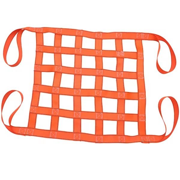 1m to 4m Polyester Flat Lifting Net with 300KG to 2000KGS Load Capacity Cargo Hoisting and Dock Use