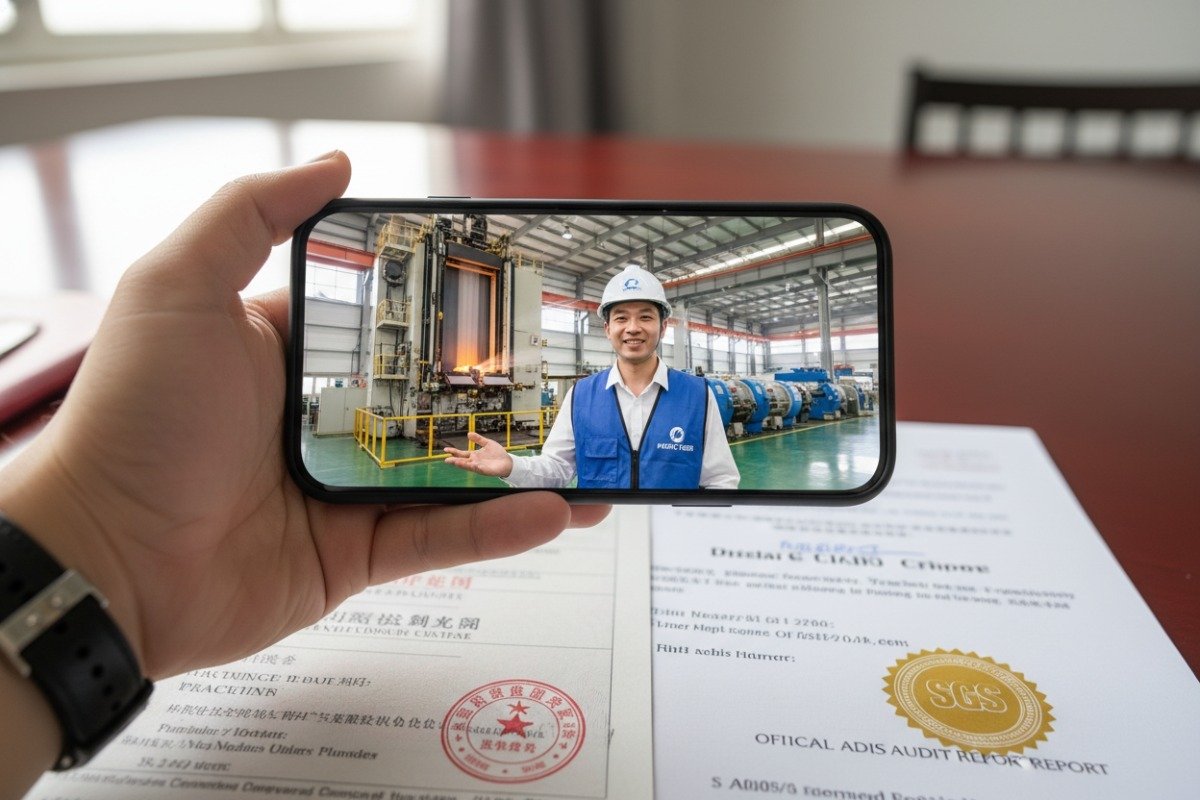 Verifying Legitimate Manufacturers Verifying a Chinese fiber optic manufacturer through a live factory video tour (ID#2)