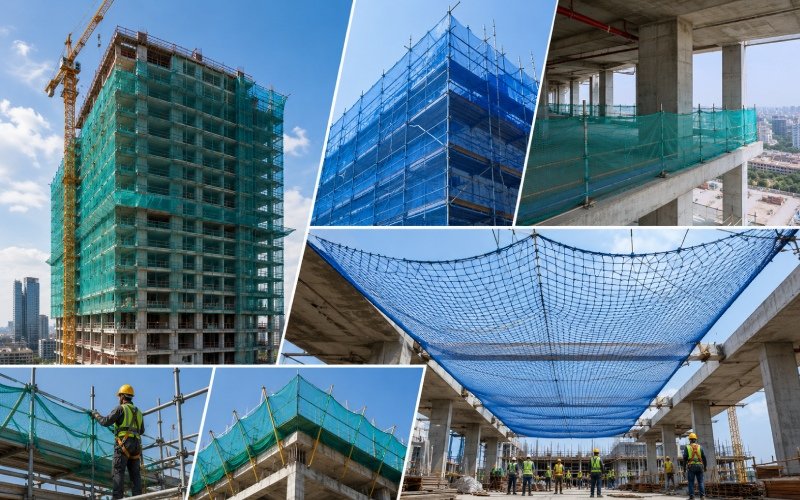 Fall Protection Netting Banner