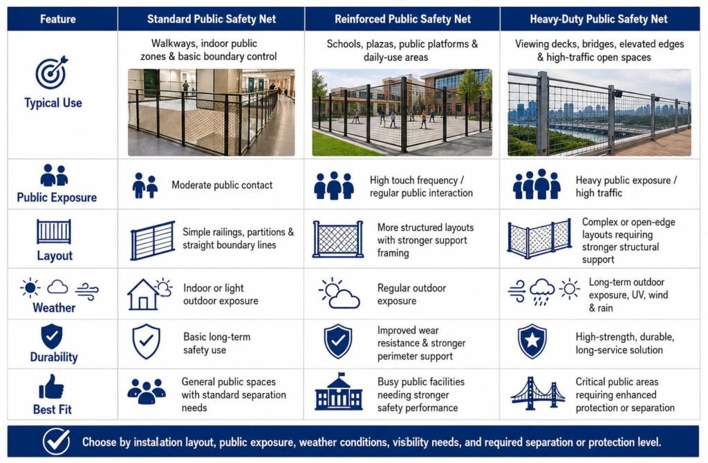 Public Area Safety Netting